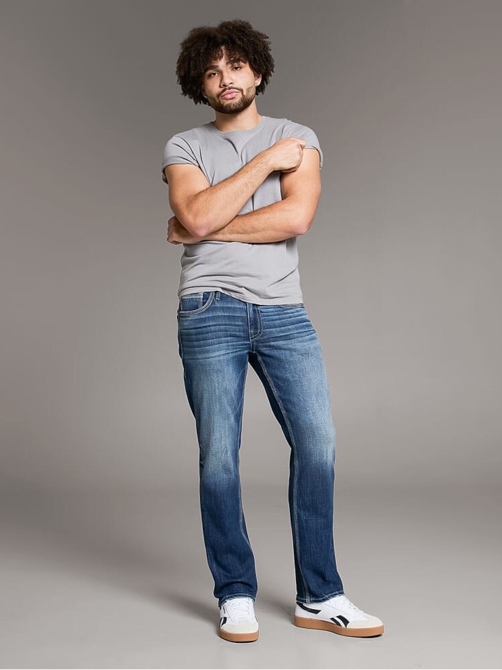 BKE Jake Straight Stretch Jeans Men's 32x34 Medium Wash Denim